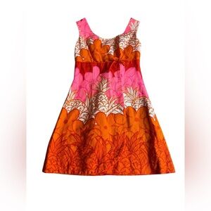 Vintage 1960s Hawaiian mini dress, size 6 (XS)